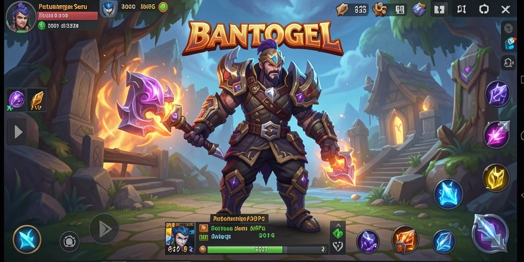 Tampilan gameplay seru BANTOGEL dalam aksi petualangan ARPG.
