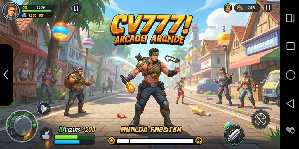 Tampilan gameplay seru dan menarik di CV777 saat bermain arcade.