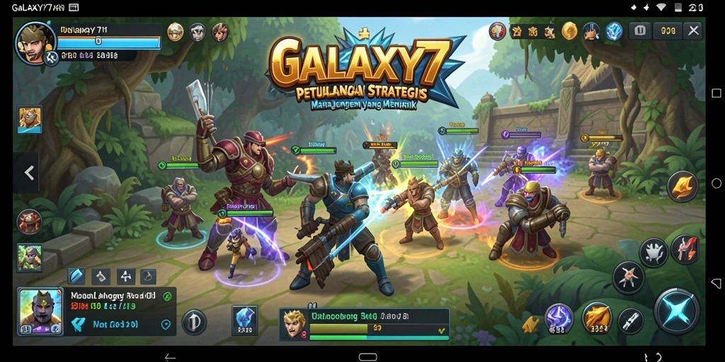 Tangkapan layar gameplay GALAXY77 dengan petualangan luar angkasa yang mendebarkan.
