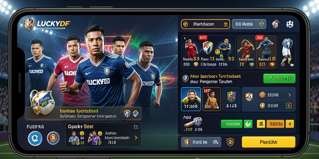 Screenshot utama LUCKYDF menunjukkan pengalaman taruhan yang menarik dan interaktif.