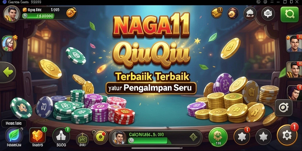 Tampilan gameplay seru NAGA11 yang penuh strategi QiuQiu.