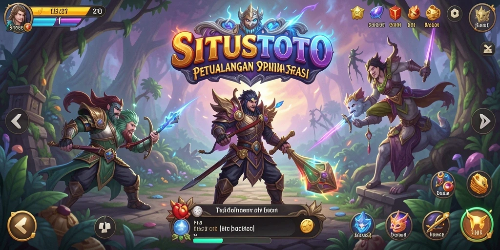 Tampilan gameplay petualangan menakjubkan di SITUSTOTO.