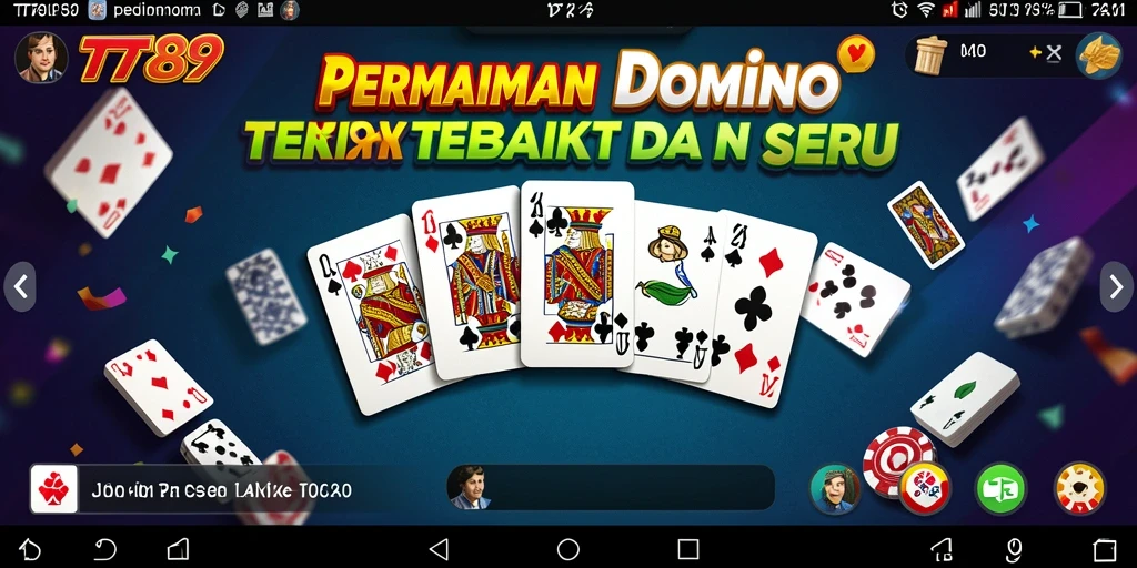 Screenshot gameplay Domino yang menarik dan seru di TT789.