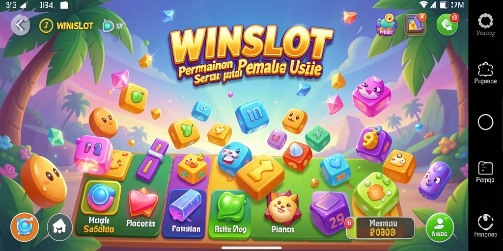 Screenshot gameplay WINSLOT yang memperlihatkan tantangan puzzle menarik.