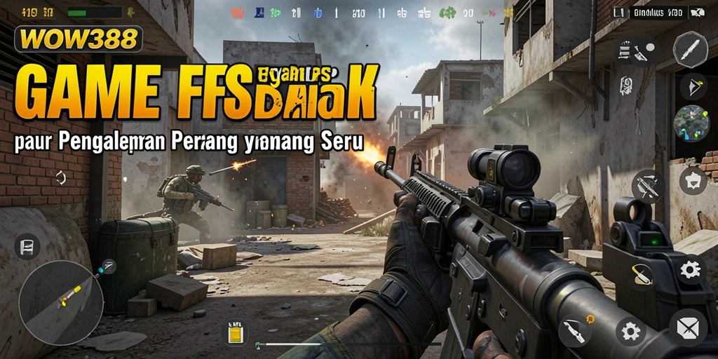 Tampilan seru gameplay WOW388 dalam pertempuran FPS.